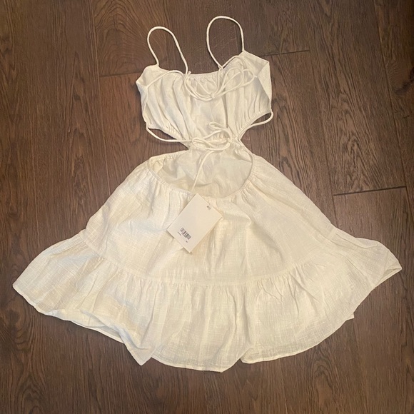 NWT- cutout backless babydoll dress - Picture 5 of 6